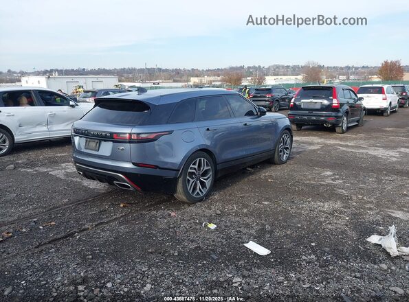 SALYL2FV2KA214096 2019 LAND ROVER RANGE ROVER VELAR Light Blue Задня права чверть