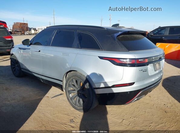 SALYL2RV3JA761114 2018 LAND ROVER RANGE ROVER VELAR Серебряный Задняя левая четверть