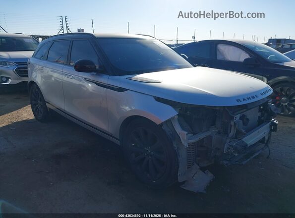 SALYL2RV3JA761114 2018 LAND ROVER RANGE ROVER VELAR Серебряный Передняя правая четверть