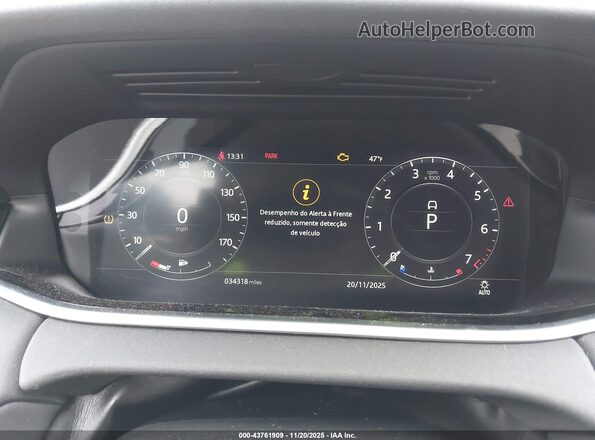 SALZP2FX1LH076327 2020 LAND ROVER RANGE ROVER EVOQUE White უკანა სავარძლების ხედი