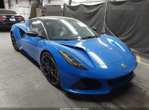 SCCLEKMX0RHA45151 2024 LOTUS EMIRA Blue Delantero derecho