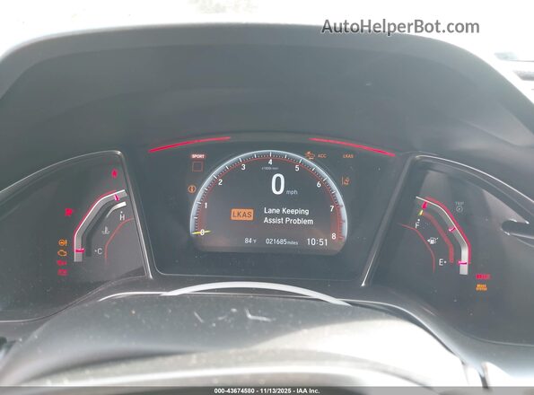 SHHFK8G05MU203545 2021 HONDA CIVIC TYPE R Желтый Вид задних сидений