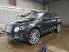 2017 Bentley Bentayga Черный vin: SJAAC2ZV9HC012682