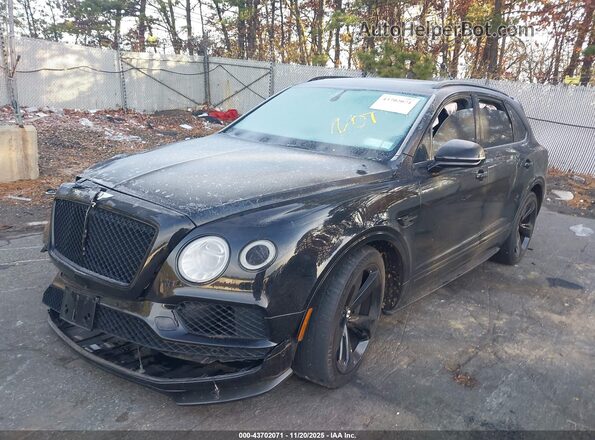 SJAAM2ZV5KC027054 2019 BENTLEY BENTAYGA Черный Передняя левая четверть
