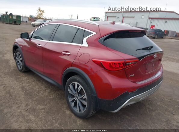 SJKCH5CR2KA011007 2019 INFINITI QX30 Red Задня ліва чверть