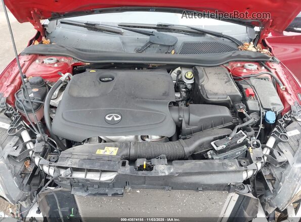 SJKCH5CR2KA011007 2019 INFINITI QX30 Red Вид ззаду