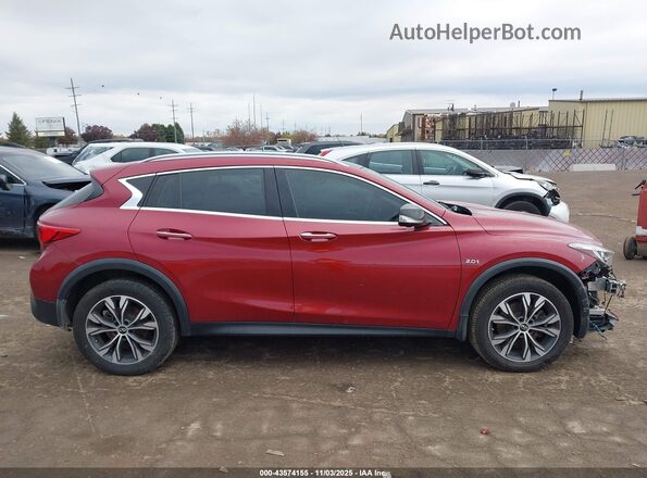 SJKCH5CR2KA011007 2019 INFINITI QX30 Red Вид задньої частини салону