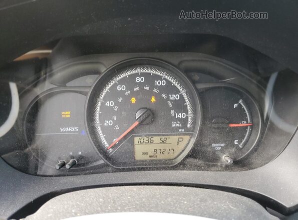 VNKKTUD35GA057544 2016 TOYOTA YARIS Серый Вид щитка приборов