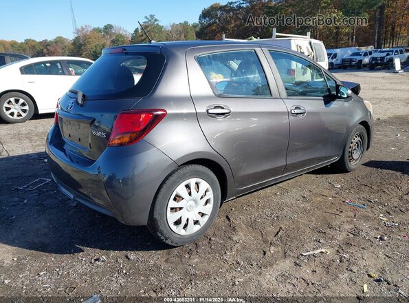 VNKKTUD35HA078542 2017 TOYOTA YARIS Gray Tył prawy