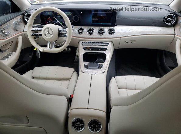 W1K1J5JB0NF176703 2022 MERCEDES-BENZ E White Widok deski rozdzielczej