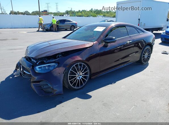 W1K1J5JB8PF199634 2023 MERCEDES-BENZ E-CLASS Бордовый Передняя левая четверть