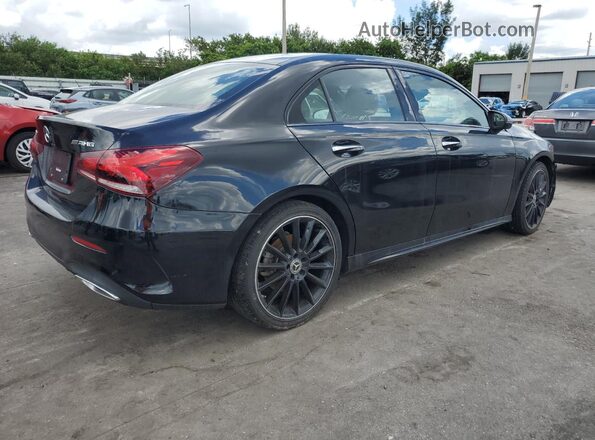 W1K3G4EB6NJ364229 2022 MERCEDES-BENZ A Черный Задняя правая четверть