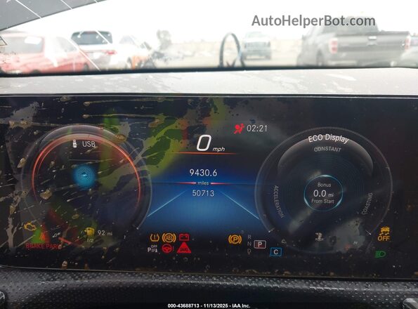 W1K3G4EB7MJ272660 2021 MERCEDES-BENZ A 220 Черный Вид задних сидений