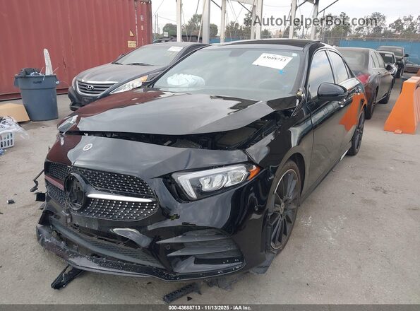 W1K3G4EB7MJ272660 2021 MERCEDES-BENZ A 220 Черный Передняя левая четверть