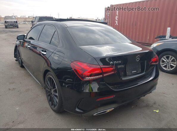 W1K3G4EB7MJ272660 2021 MERCEDES-BENZ A 220 Черный Задняя левая четверть