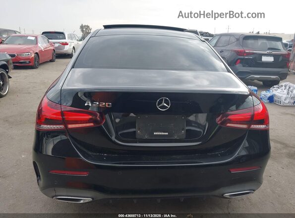 W1K3G4EB7MJ272660 2021 MERCEDES-BENZ A 220 Черный 