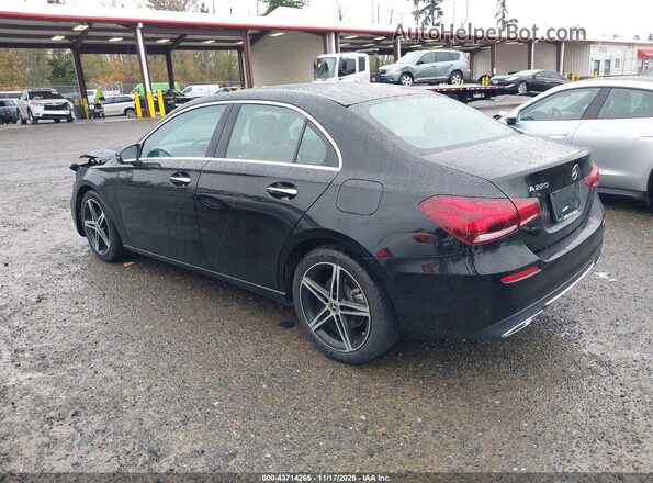 W1K3G4EBXMJ284835 2021 MERCEDES-BENZ A 220 Черный Задняя левая четверть