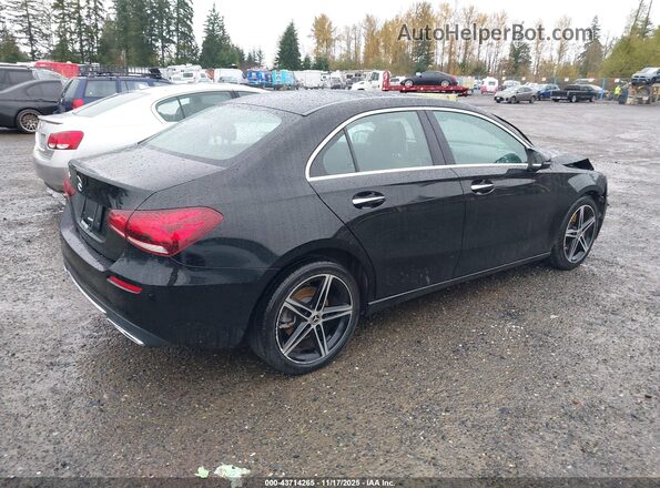 W1K3G4EBXMJ284835 2021 MERCEDES-BENZ A 220 Черный Задняя правая четверть