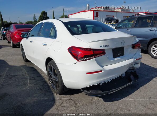 W1K3G4EBXNJ361575 2022 MERCEDES-BENZ A 220 Белый Задняя левая четверть