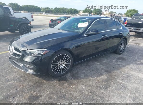 W1KAF4GB0PR070191 2023 MERCEDES-BENZ C-CLASS Черный Передняя левая четверть