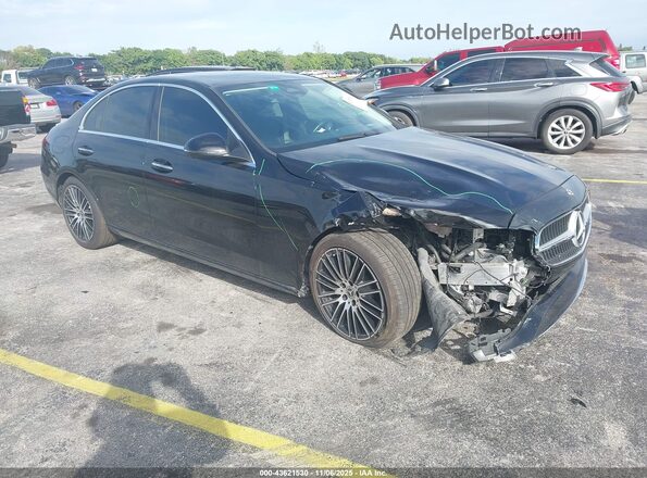 W1KAF4GB0PR070191 2023 MERCEDES-BENZ C-CLASS Черный Передняя правая четверть