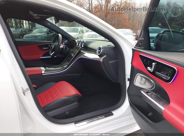 W1KAF4HB3PR142449 2023 MERCEDES-BENZ C-CLASS Белый Вид салона спереди
