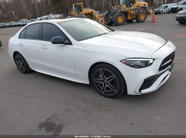 W1KAF4HB3PR142449 2023 MERCEDES-BENZ C-CLASS Белый Передняя правая четверть