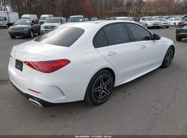 W1KAF4HB3PR142449 2023 MERCEDES-BENZ C-CLASS Белый Задняя правая четверть