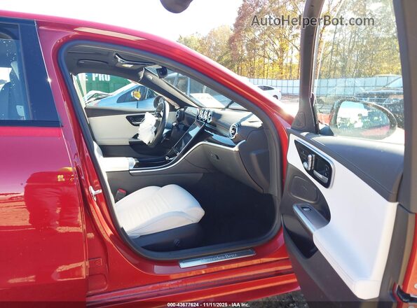 W1KAF4HB5PR107458 2023 MERCEDES-BENZ C-CLASS Red Вид салону спереду