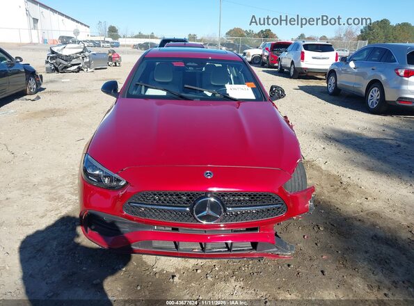 W1KAF4HB5PR107458 2023 MERCEDES-BENZ C-CLASS Red Вид панелі приладів