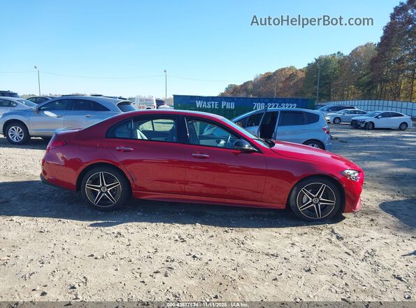 W1KAF4HB5PR107458 2023 MERCEDES-BENZ C-CLASS Red Вид щитка приладів