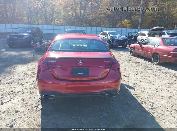 W1KAF4HB5PR107458 2023 MERCEDES-BENZ C-CLASS Red 