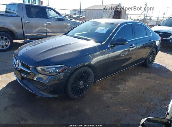 W1KAF4HB9PR082323 2023 MERCEDES-BENZ C-CLASS Черный Передняя левая четверть