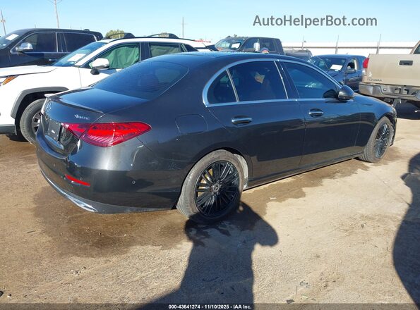 W1KAF4HB9PR082323 2023 MERCEDES-BENZ C-CLASS Черный Задняя правая четверть