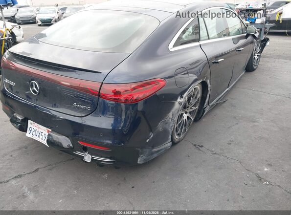 W1KCG4EB2NA015309 2022 MERCEDES-BENZ EQS 580 Синий Задняя правая четверть