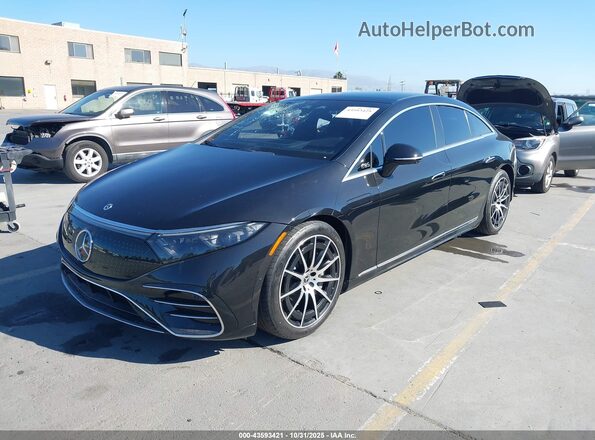 W1KCG4EB7PA032643 2023 MERCEDES-BENZ EQS 580 Black Vista tres cuartos delantera izquierda