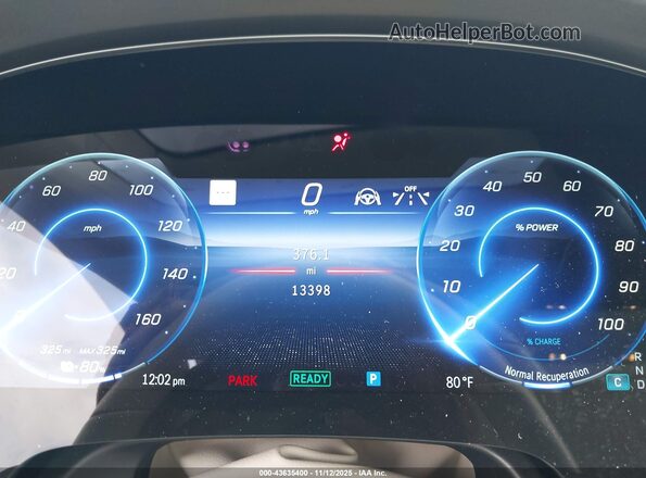 W1KCG4EB8PA035518 2023 MERCEDES-BENZ EQS 580 Белый Вид задних сидений