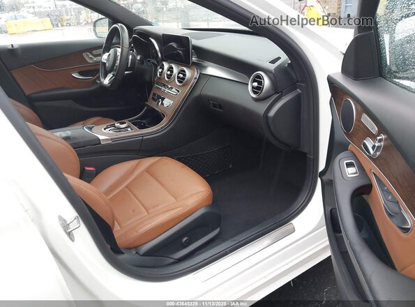 W1KWF8DB8LR570787 2020 MERCEDES-BENZ C-CLASS Белый Вид салона спереди