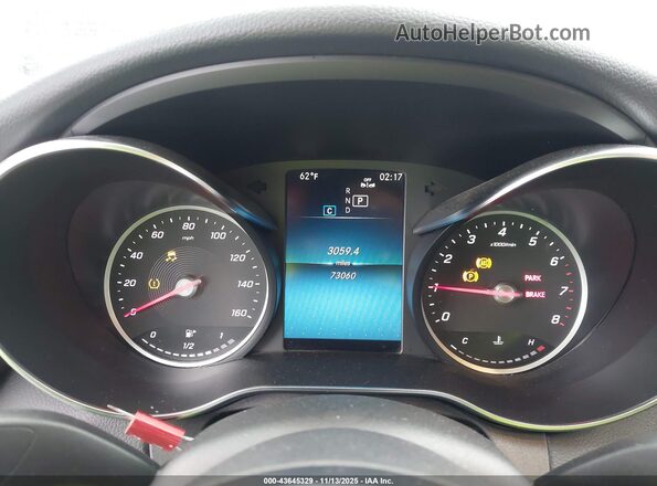 W1KWF8DB8LR570787 2020 MERCEDES-BENZ C-CLASS Белый Вид задних сидений