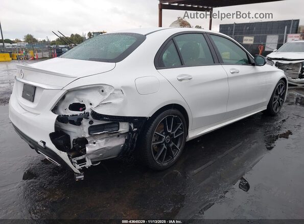 W1KWF8DB8LR570787 2020 MERCEDES-BENZ C-CLASS Белый Задняя правая четверть
