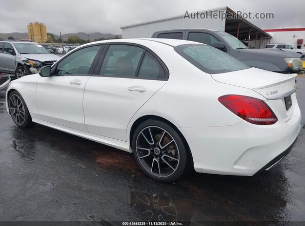 W1KWF8DB8LR570787 2020 MERCEDES-BENZ C-CLASS Белый Задняя левая четверть