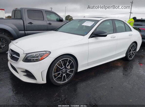 W1KWF8DB8LR570787 2020 MERCEDES-BENZ C-CLASS Белый Передняя левая четверть