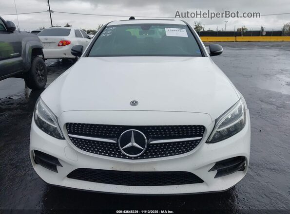 W1KWF8DB8LR570787 2020 MERCEDES-BENZ C-CLASS Белый Вид задней части салона