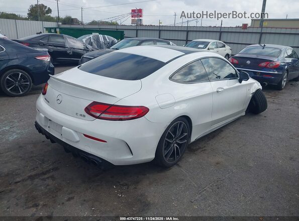 W1KWJ6EB5MG071928 2021 MERCEDES-BENZ AMG C 43 White Trasero derecho