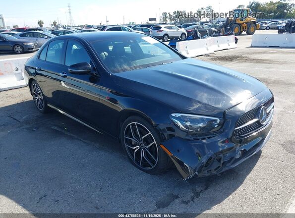 W1KZF8DB2NB096182 2022 MERCEDES-BENZ E-CLASS Черный Передняя правая четверть