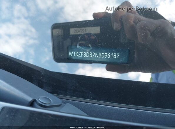 W1KZF8DB2NB096182 2022 MERCEDES-BENZ E-CLASS Черный Вид подкапотного пространства