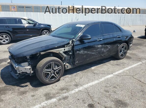 W1KZF8DB9NB068864 2022 MERCEDES-BENZ E Черный Передняя левая четверть