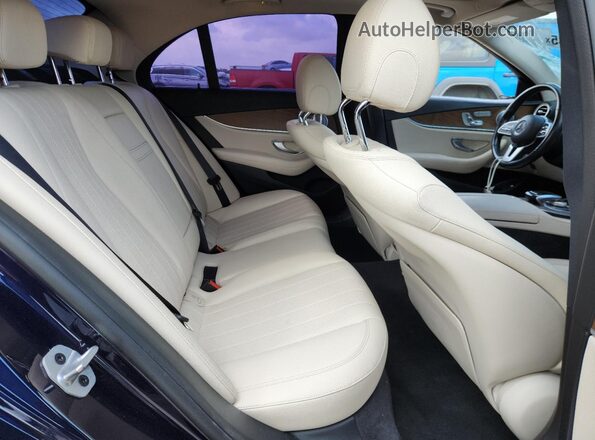 W1KZF8EB3LA841376 2020 MERCEDES-BENZ E Blue უკანა სავარძლების ხედი