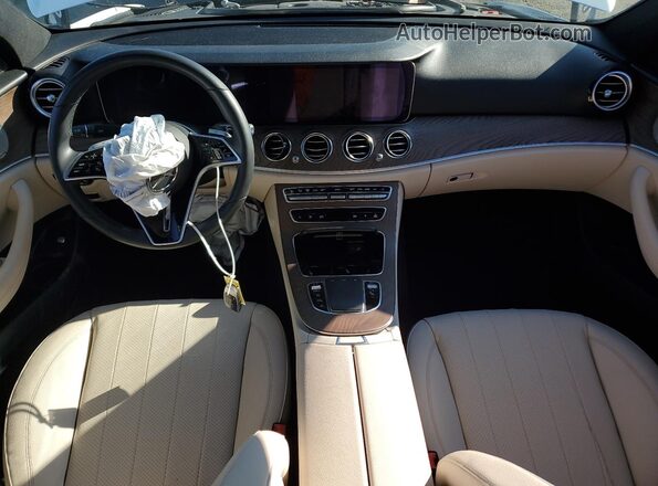 W1KZF8EB6PB176408 2023 MERCEDES-BENZ E White Widok deski rozdzielczej