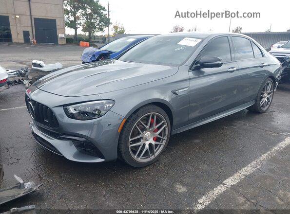 W1KZF8KB3MA963452 2021 MERCEDES-BENZ AMG E 63 Gray Przód lewy